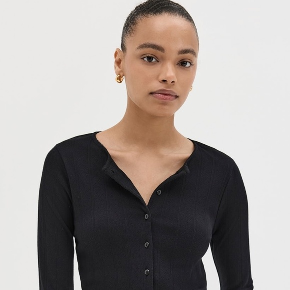 Ari Pointelle Knit Cardigan - NWT - Picture 3 of 4